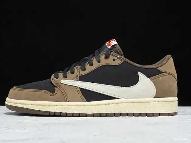 HYPE x Air OG Travis Low Mocha SP Jordan Scott 1 Dark CQ4277-001 0623